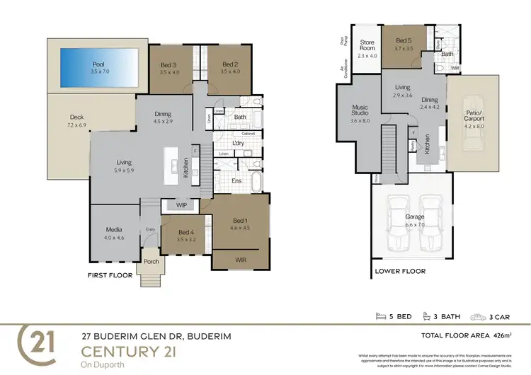 Floorplan of Homely house listing, 27 Buderim Glen Drive, Buderim QLD 4556