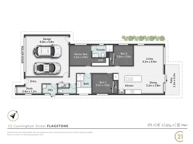 Floorplan of Homely house listing, 13 Cunningham Street, Flagstone QLD 4280