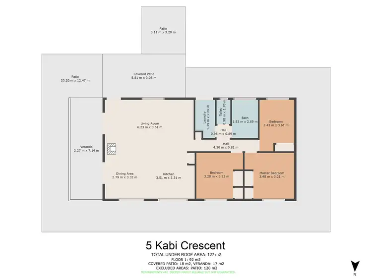 Floorplan of Homely rural property listing, 5 Kabi Crescent, Widgee QLD 4570