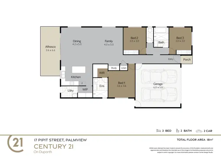 Floorplan of Homely house listing, 17 Pipit Street, Palmview QLD 4553