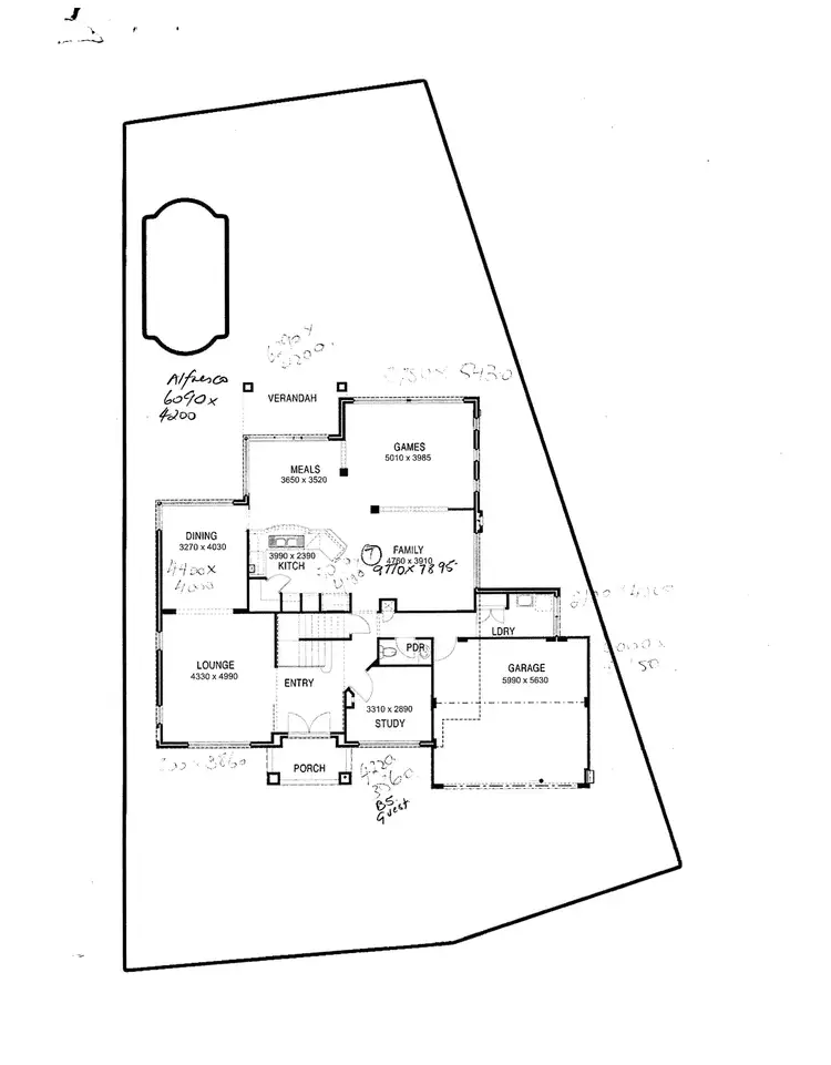 Floorplan of Homely house listing, 20 Sanctuary Circuit, Dawesville WA 6211
