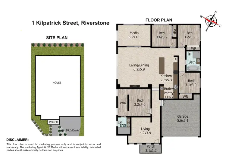 Floorplan of Homely house listing, 1 Kilpatrick Street, Riverstone NSW 2765