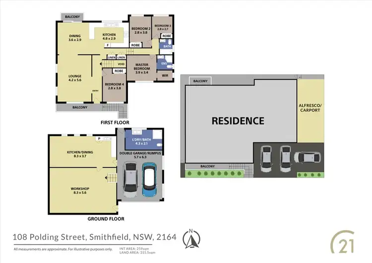 Floorplan of Homely house listing, 108 Polding Street, Smithfield NSW 2164