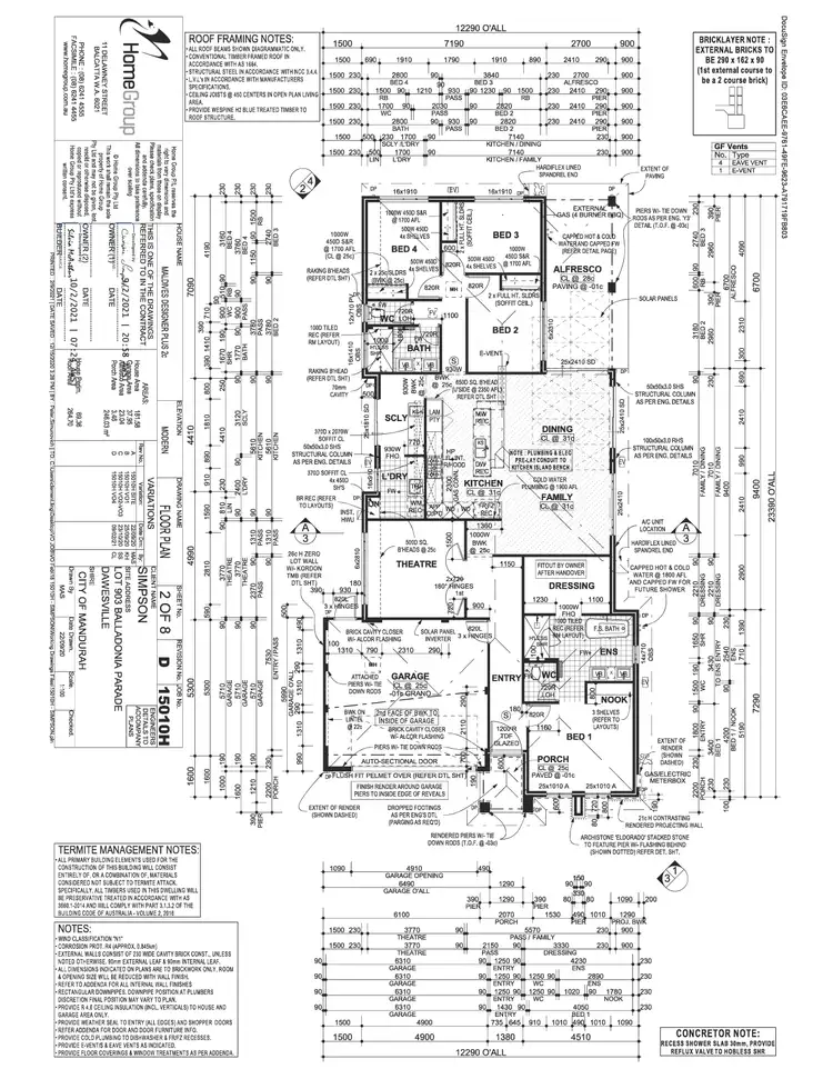 Floorplan of Homely house listing, 27 Balladonia Parade, Dawesville WA 6211