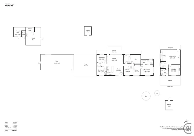 Floorplan of Homely house listing, 763 Light Pass Road, Angaston SA 5353