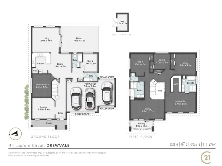 Floorplan of Homely house listing, 44 Lapford Circuit, Drewvale QLD 4116