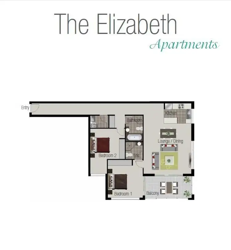 Floorplan of Homely unit listing, 26/93-95 Campbell Street, Liverpool NSW 2170