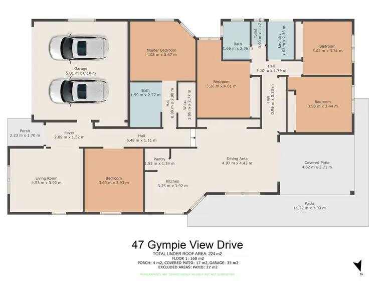 Floorplan of Homely house listing, 47 Gympie View Drive, Southside QLD 4570