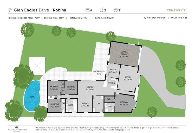 Floorplan of Homely house listing, 71 Glen Eagles Drive, Robina QLD 4226