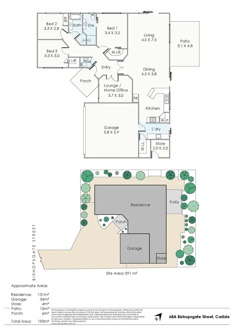 Floorplan of Homely house listing, 68A Bishopsgate Street, Carlisle WA 6101