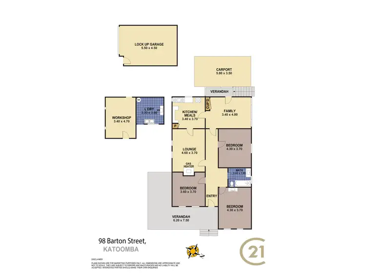 Floorplan of Homely house listing, 95 Barton Street, Katoomba NSW 2780