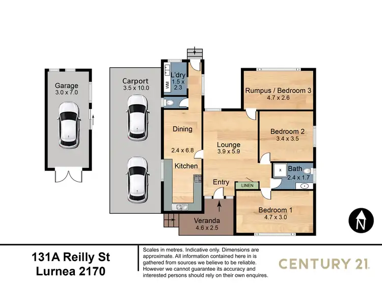 Floorplan of Homely house listing, 131A Reilly Street, Lurnea NSW 2170