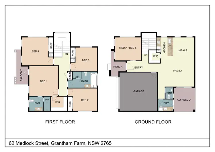 Floorplan of Homely house listing, 62 Medlock Street, Grantham Farm NSW 2765