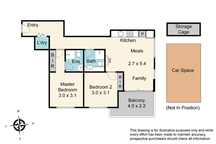 Floorplan of Homely apartment listing, 302/154 High Street, Preston VIC 3072