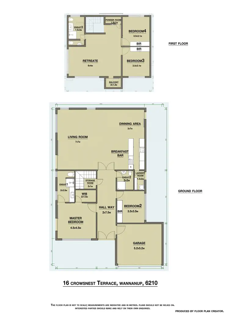 Floorplan of Homely house listing, 16 Crowsnest Terrace, Wannanup WA 6210