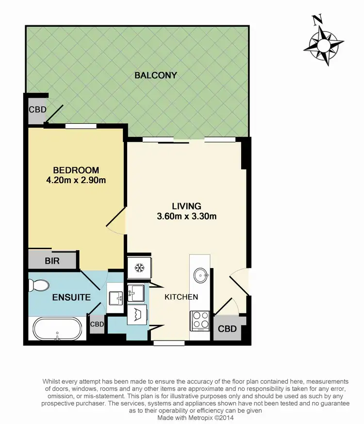 Floorplan of Homely apartment listing, 11/210-220 Normanby Road, Notting Hill VIC 3168