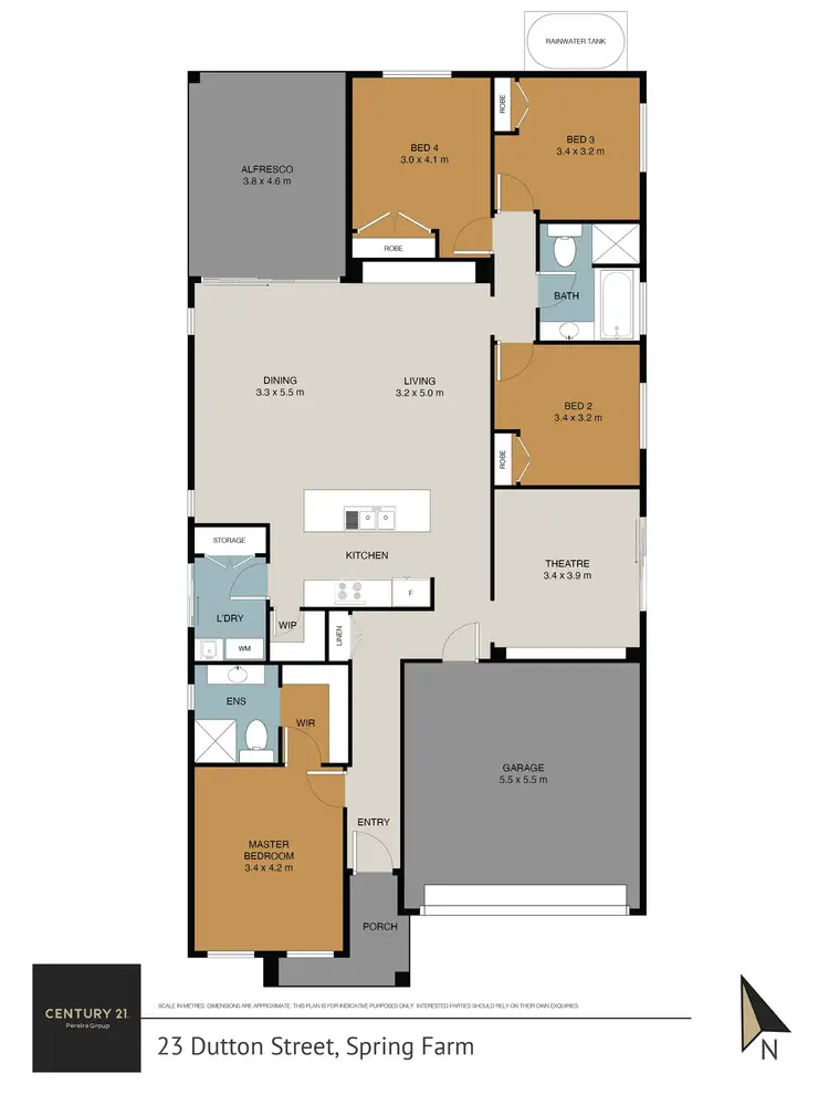 Floorplan of Homely house listing, 23 Dutton Street, Spring Farm NSW 2570