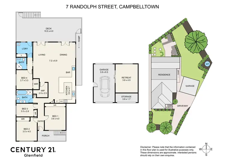 Floorplan of Homely house listing, 7 Randolph Street, Campbelltown NSW 2560