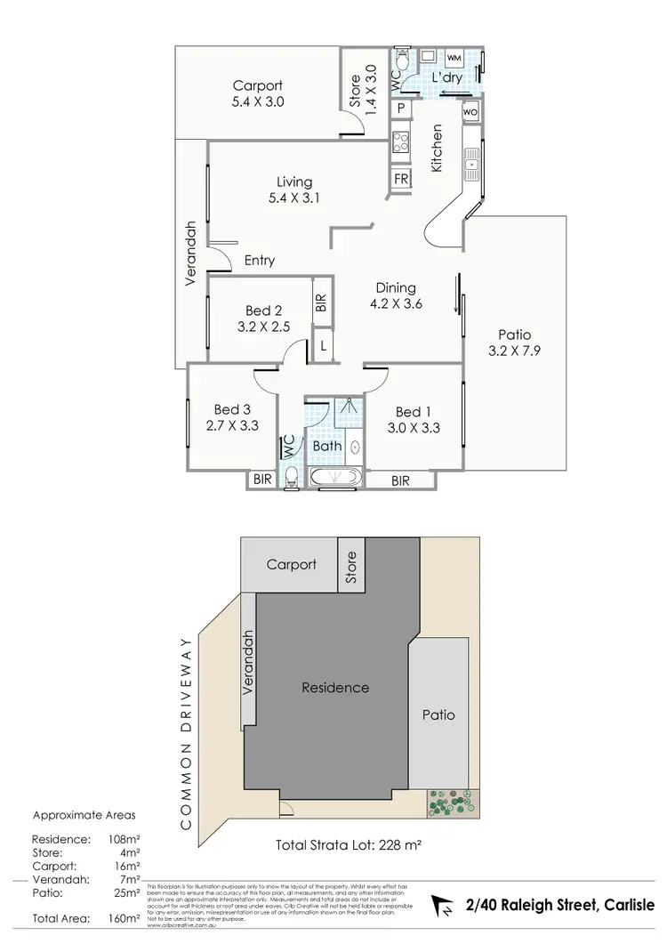 Floorplan of Homely house listing, 2/40 Raleigh Street, Carlisle WA 6101
