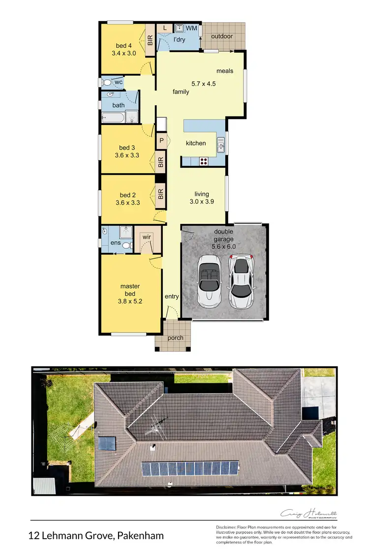 Floorplan of Homely house listing, 12 Lehmann Grove, Pakenham VIC 3810