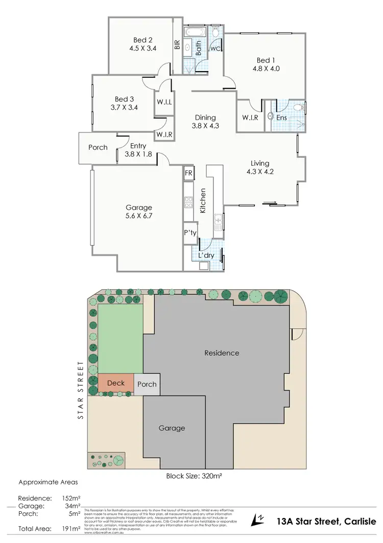 Floorplan of Homely house listing, 13A Star Street, Carlisle WA 6101