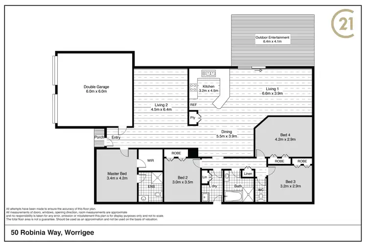 Floorplan of Homely house listing, 50 Robinia Way, Worrigee NSW 2540