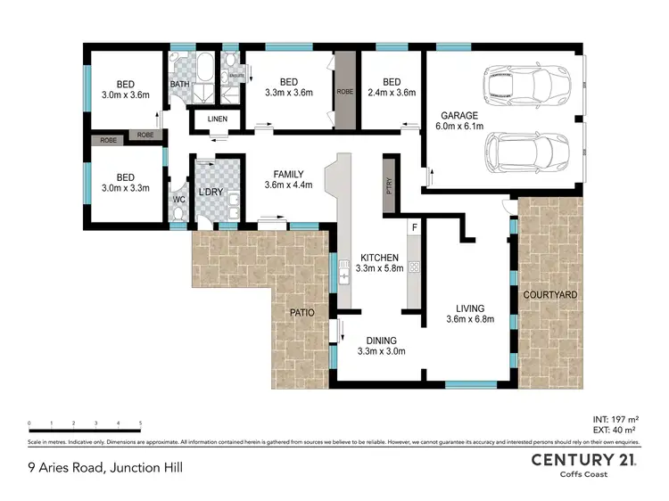Floorplan of Homely house listing, 9 Aries Road, Junction Hill NSW 2460