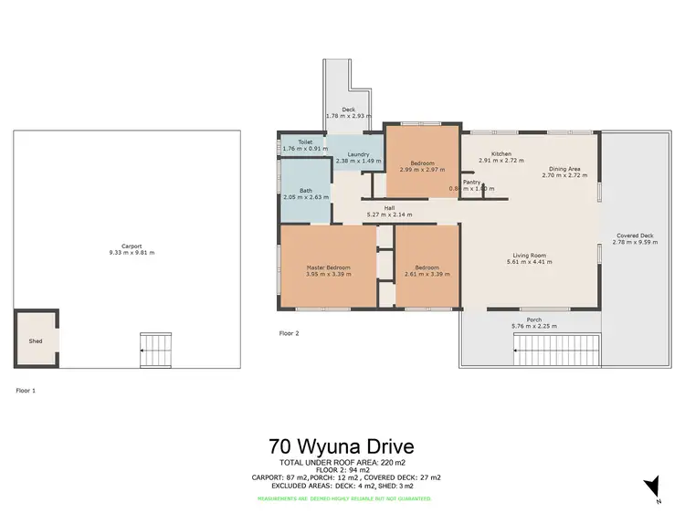 Floorplan of Homely rural property listing, 70 Wyuna Drive, Glastonbury QLD 4570