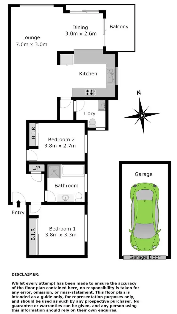 Floorplan of Homely apartment listing, 4/32 Rutland Street, Allawah NSW 2218