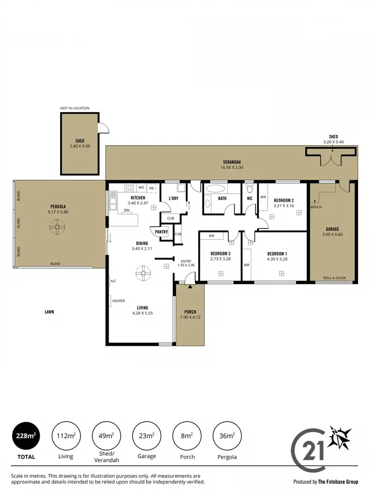 Floorplan of Homely house listing, 13 Keating Court, West Lakes Shore SA 5020