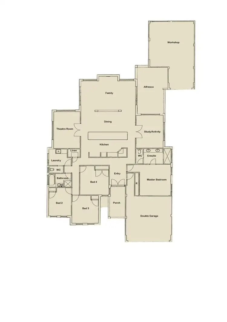 Floorplan of Homely house listing, 16 Carissa Turn, Halls Head WA 6210