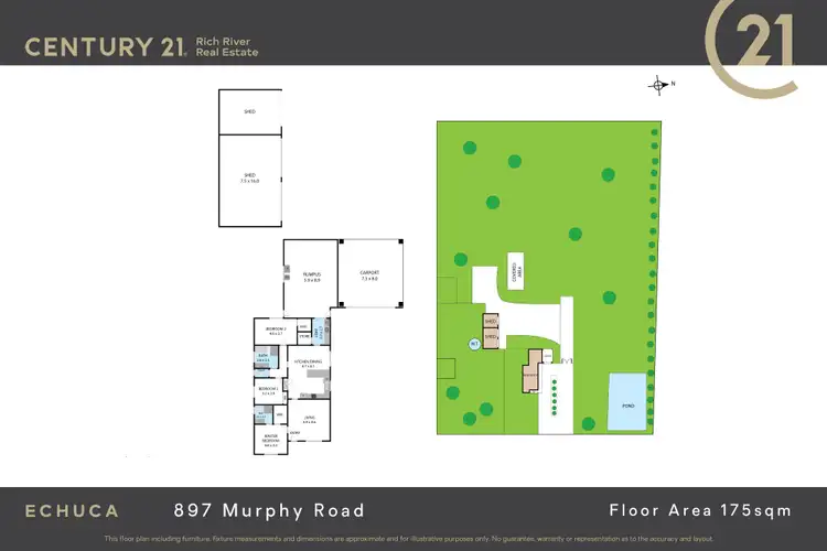 Floorplan of Homely house listing, 897 Murphy Road, Koyuga VIC 3622