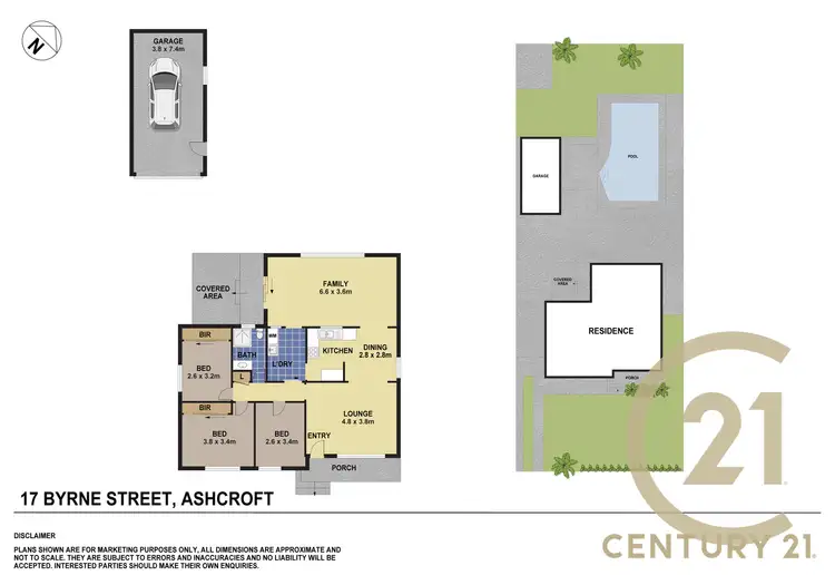Floorplan of Homely house listing, 17 Byrne Street, Ashcroft NSW 2168
