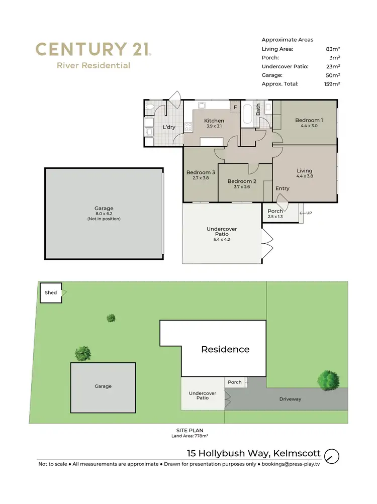 Floorplan of Homely house listing, 15 Hollybush Way, Kelmscott WA 6111