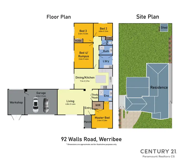Floorplan of Homely house listing, 92 Walls Road, Werribee VIC 3030