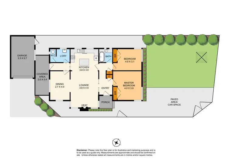 Floorplan of Homely unit listing, 1/40 Manoon Road, Clayton South VIC 3169
