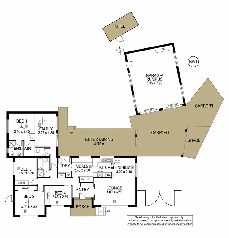 Floorplan of Homely house listing, 7 Insley Court, Trott Park SA 5158