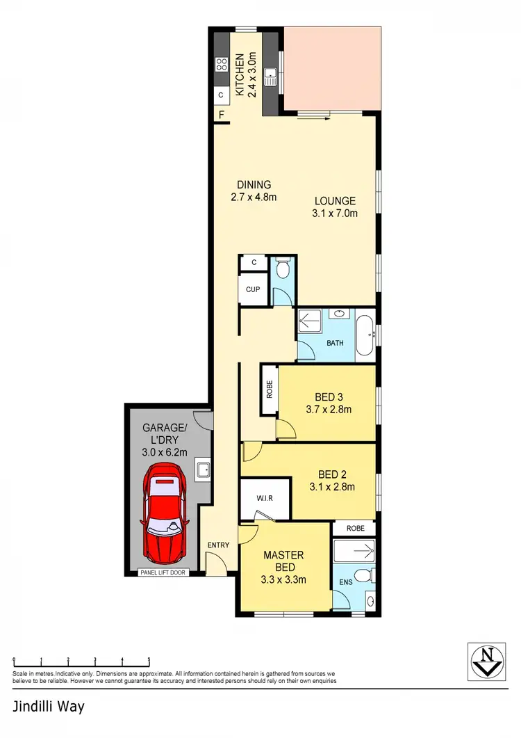 Floorplan of Homely house listing, 2/3 Jindilli Way, Tinana QLD 4650