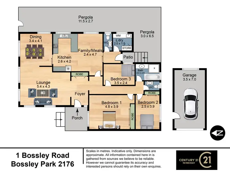 Floorplan of Homely house listing, 1 Bossley Road, Bossley Park NSW 2176