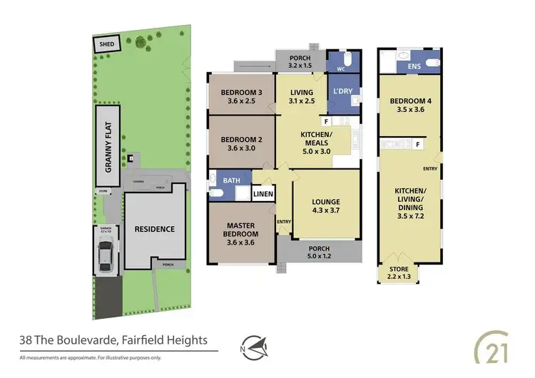 Floorplan of Homely house listing, 38 The Boulevarde, Fairfield NSW 2165