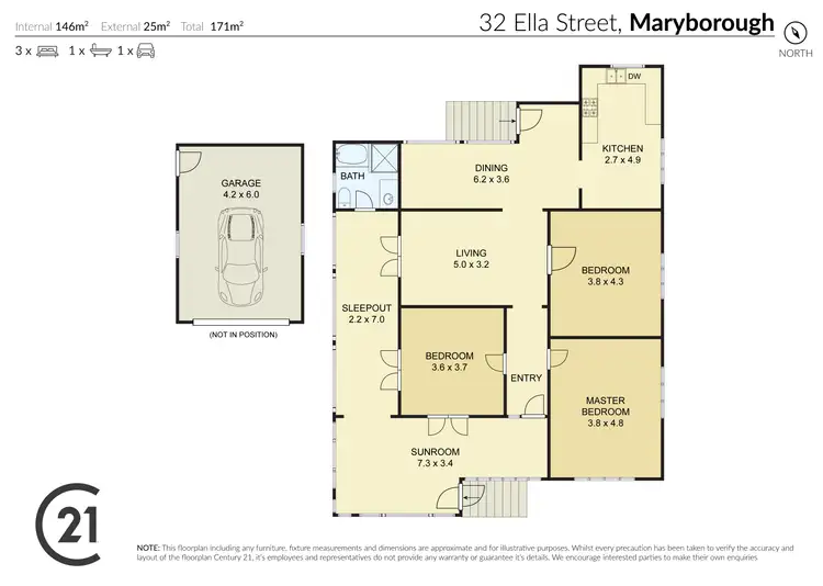 Floorplan of Homely house listing, 32 Ella Street, Maryborough QLD 4650
