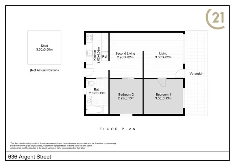 Floorplan of Homely house listing, 636 Argent Street, Broken Hill NSW 2880