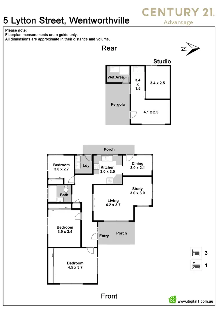 Floorplan of Homely house listing, 5 Lytton Street, Wentworthville NSW 2145