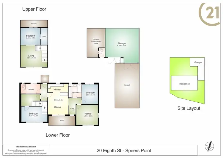 Floorplan of Homely house listing, 20 Eighth Street, Speers Point NSW 2284