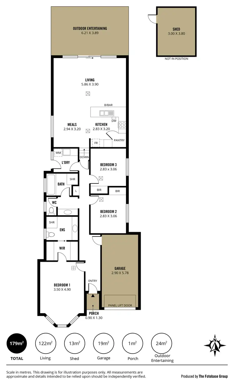 Floorplan of Homely house listing, 30A Benny Crescent, South Brighton SA 5048