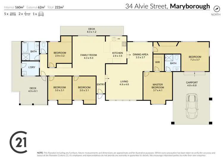 Floorplan of Homely house listing, 34 Alvie Street, Maryborough QLD 4650