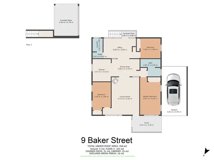 Floorplan of Homely house listing, 9 Baker Street, Gympie QLD 4570