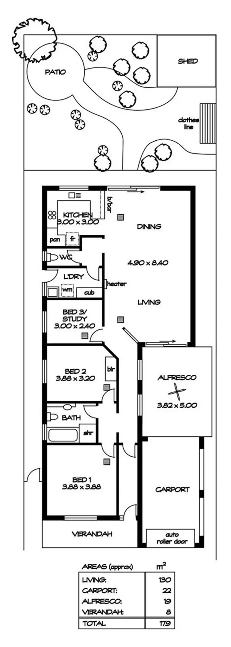 Floorplan of Homely house listing, 9A Langdon Avenue, Clarence Park SA 5034