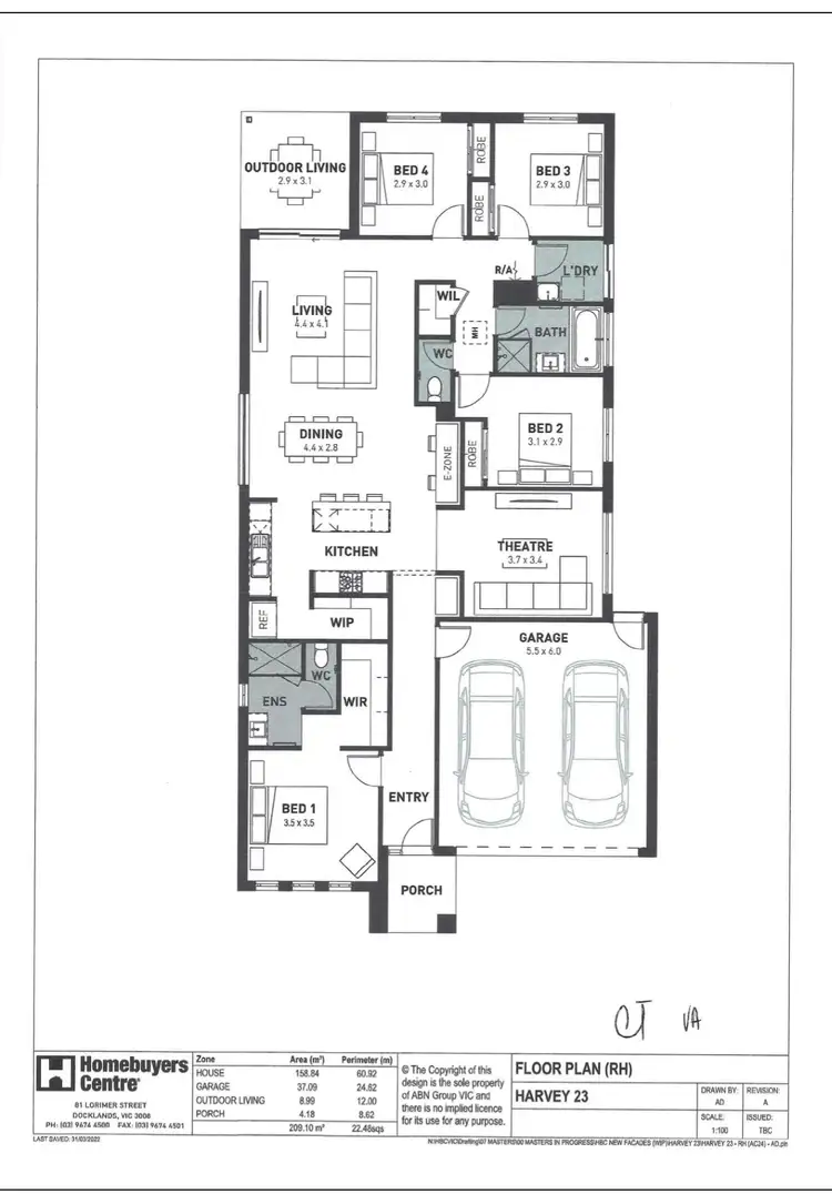 Floorplan of Homely house listing, 47 Rawson Circuit, Werribee VIC 3030