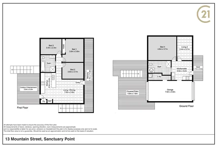 Floorplan of Homely house listing, 13 Mountain Street, Sanctuary Point NSW 2540